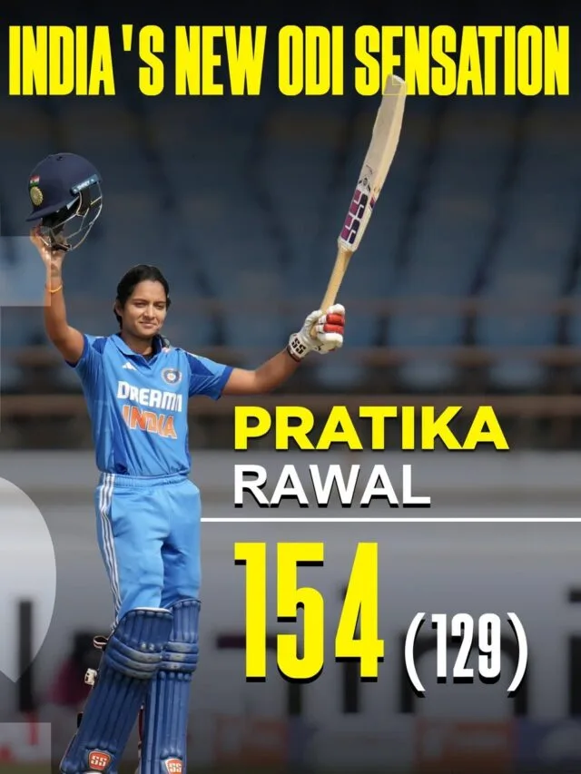 pratika rawal broke records  154 runs in 129 balls